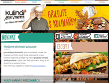 Tablet Screenshot of kulinar.cz